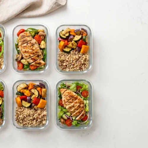 Healthy Meal Prep Lunch Box Diet Food Photo