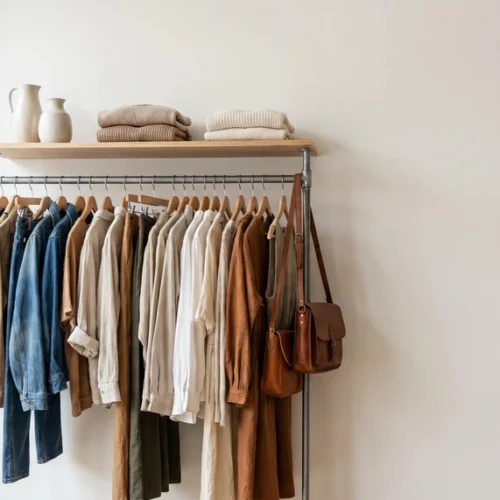 Secondhand Fashion Resale Rack Boutique Store Photo