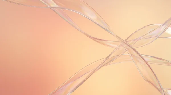 Peach Gradient Glass Line Abstract Background