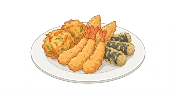 Korean Twigim Korean Food Illustration