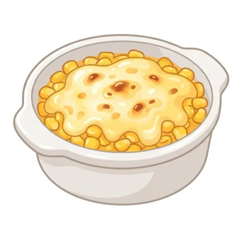 Korean Corn Cheese Korean Food Illustration