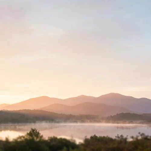 Soft Dawn Mountain Background Soft Dawn Mountain Background