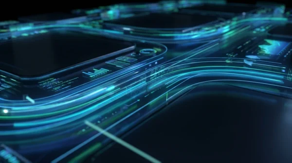 Trading Platform Abstract Background