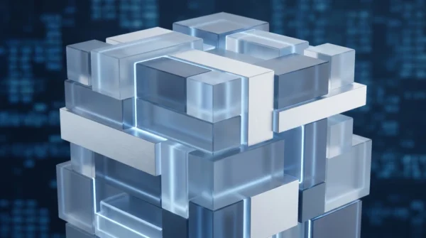 Server Architecture Abstract Background