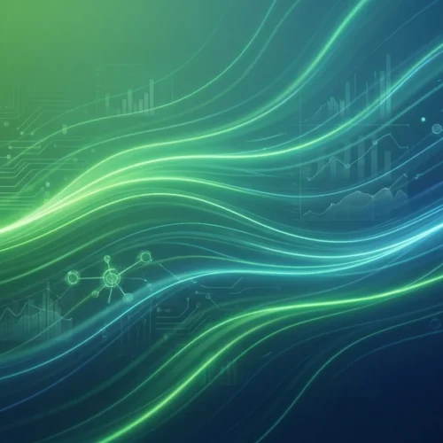 Clean Energy Data Flow Background Clean Energy Data Flow Background