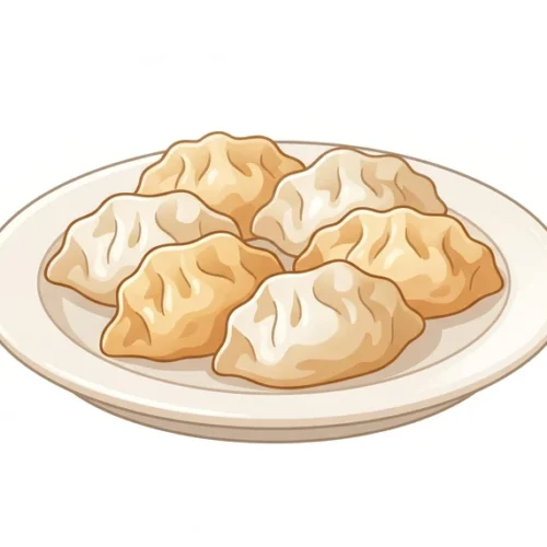 Mandu Korean Food Illustration
