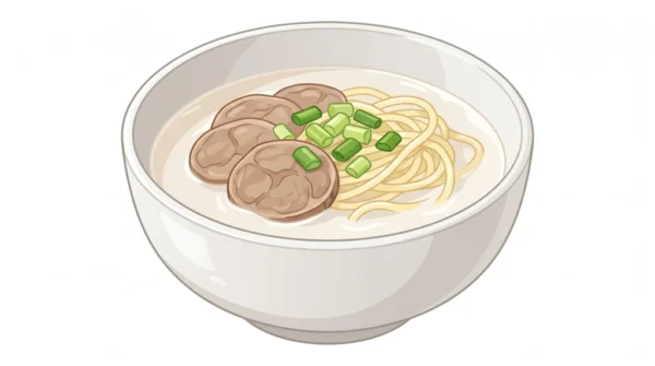 Seolleongtang Korean Food Illustration