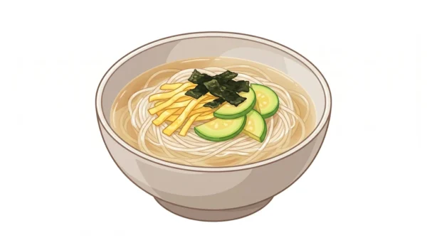 Janchi Guksu Korean Food Illustration
