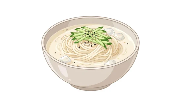 Kongguksu Korean Food Illustration Kongguksu Korean Food Illustration
