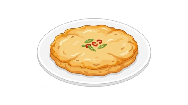 Gamja Jeon Korean Food Illustration Gamja Jeon Korean Food Illustration