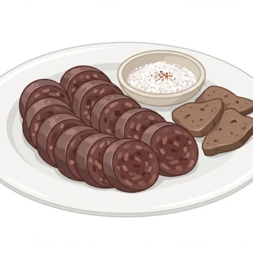 Sundae Korean Food Illustration