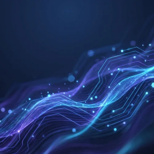 Generative AI System Flow Background